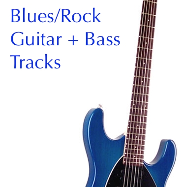 Blues Rock Guitar and Bass Tracks